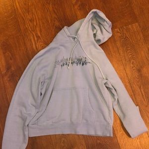 mission playground blue hoodie